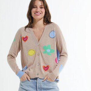 Zaket & Plover Flowers & Spots Cardigan